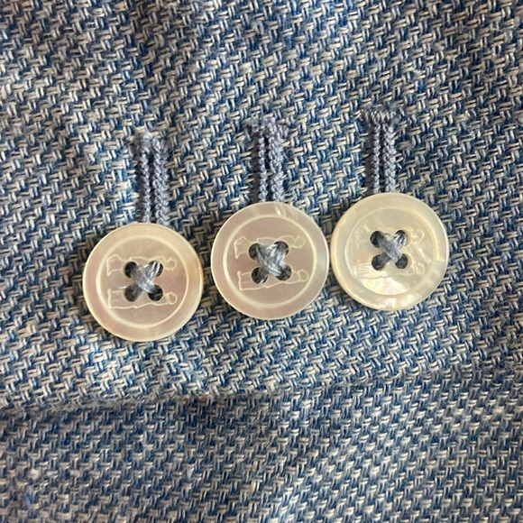 Hadleigh’s Made in Italy Daphne Blazer Jacket Linen Wool Sz 40 - Picture 8 of 10